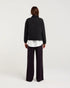 Black Stone Helena Rib Cuff Quilted Jacket - Black