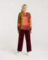 Black Stone Frances Gathered Yoke Top - Pink Pistachio