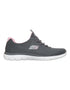 Skechers Summits - Radiant Flow - Charcoal/Pink