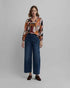 Yarra Trail Feather Stone Print Blouse
