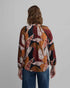 Yarra Trail Feather Stone Print Blouse
