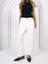 Monaco Toni Barrel Jeans - White