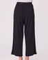 Demoracy Donna Side Trim 7/8 Palazzo Pant - Black