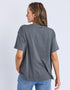 Elm Estelle Beaded Tee - Charcoal