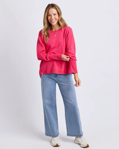 Elm Divine Crew - Dark Pink