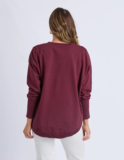 Elm Divine Crew-PLUM