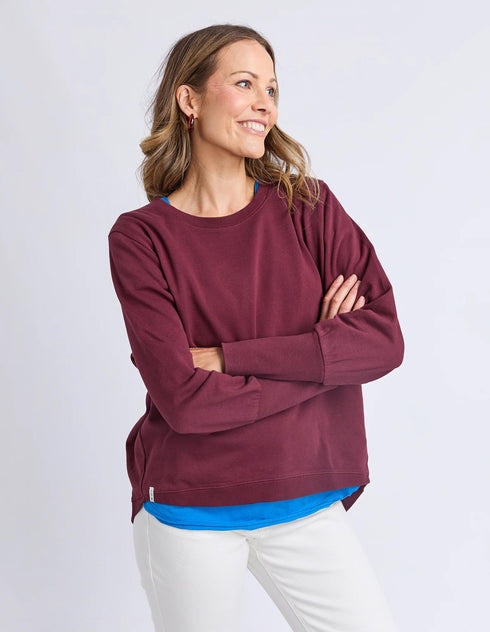 Elm Divine Crew-PLUM