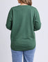 Elm Divine Crew - Winter Green