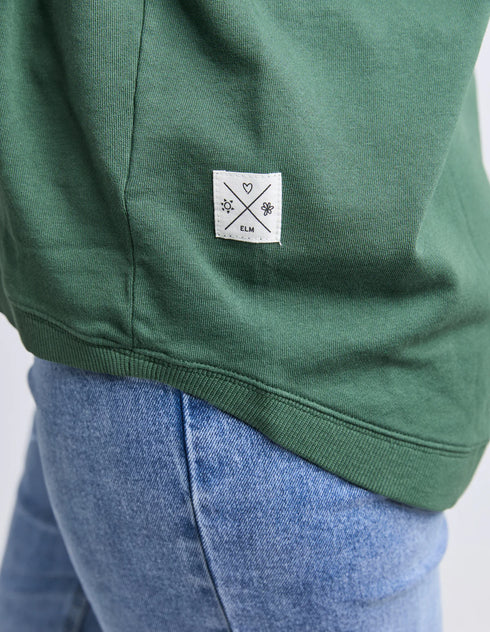 Elm Divine Crew - Winter Green
