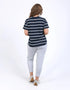 Elm Halli Tee - Navy Stripe