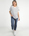 Elm Halli Tee - Navy Stripe