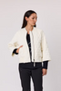 Duo Lotus Quilted Jacket - Ivory
