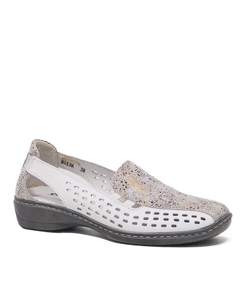 Cassini Moana Summer Shoe - White Gold Pan