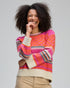 Zaket & Plover Stripe Pop Jumper - Amaranth