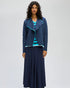 LD+Co Collared Milano Jacket - Dark Denim