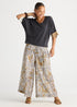 LD+Co Contrast Cuff Top - Graphite