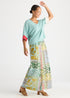 LD+Co Contrast Cuff Top - Iced
