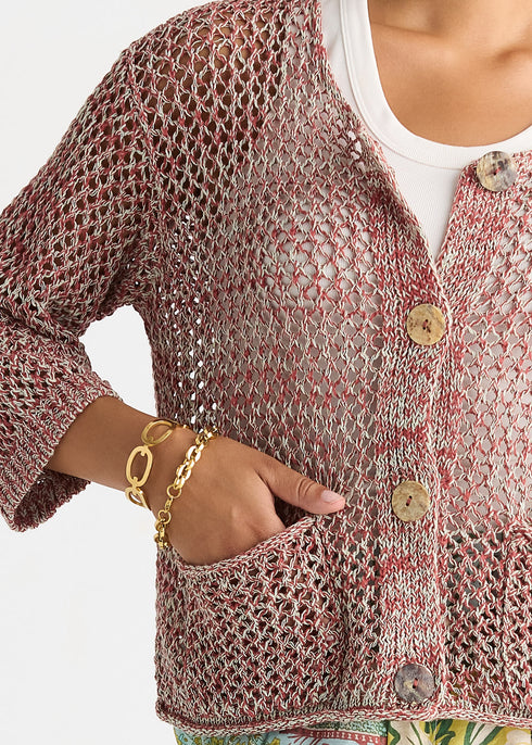 LD+Co Colour Mix Cardi - Sage