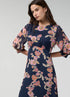 Loobies Story Mirissa Midi Dress - Indigo Multi