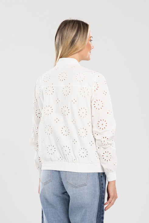 Mi Moso Broderie Bomber Jacket