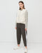 Marco Polo Side Stripe Ponte - Khaki