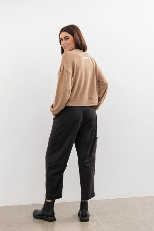 Moss Lexie Pant Charcoal