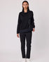 Duo Stella Merino Pocket Top - Black
