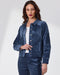 Newport Aspen Cord Jacket - Steel Blue