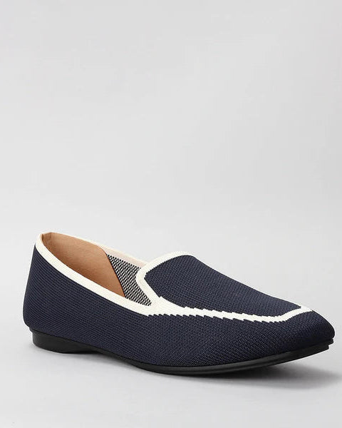 Le Sansa Olinda Shoe - Navy/Cream