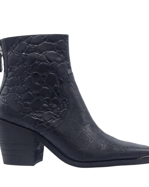 Tamara Brew Boot - Black Croc