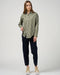 Madly Sweetly Direction Stripe Shirt - Sage