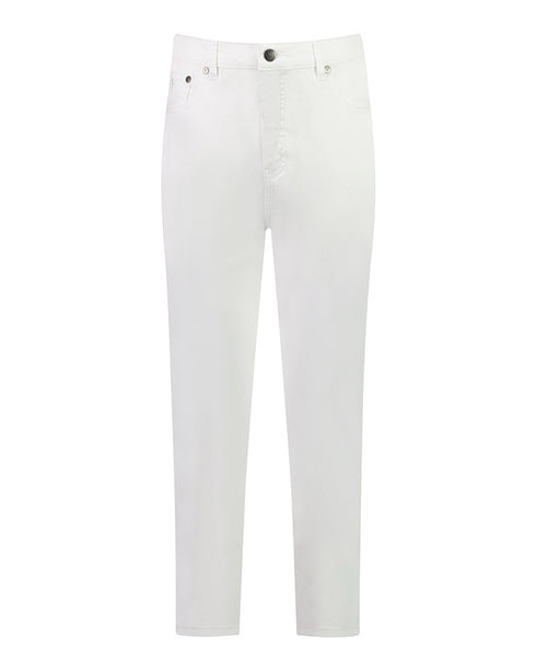 Vassalli Skinny Leg 7/8 Zip Fly Pants 5509LW - White