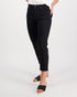 Vassalli Skinny Leg 7/8 Zip fly Pants 5509LW - Black