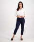Vassalli Skinny Leg 7/8 Zip fly Pants 5509LW - Navy