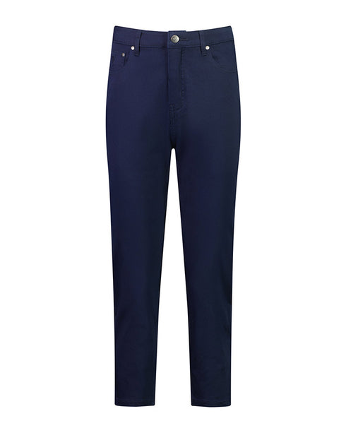 Vassalli Skinny Leg 7/8 Zip fly Pants 5509LW - Navy