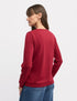 Yarra Trail Villa Knit Merino - Cherry