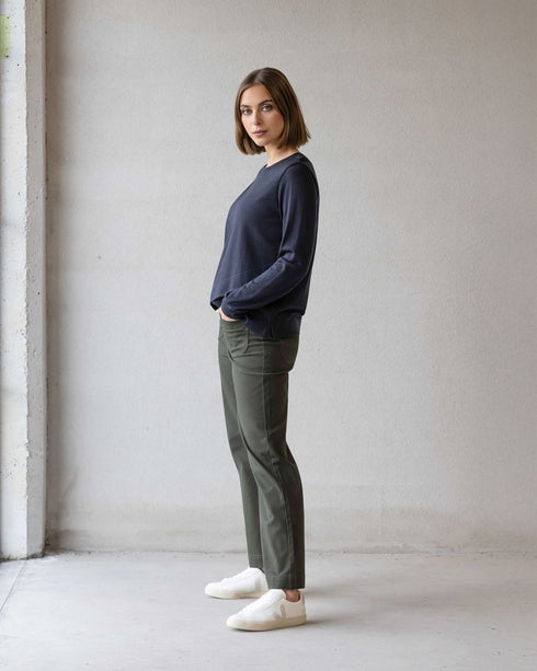 Vassalli Remy Merino Top - Midnight