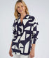 Elm Dali Abstract Shirt - Midnight