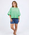 Elm Anna Short Sleeve Top - Apple Green