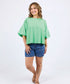 Elm Anna Short Sleeve Top - Apple Green