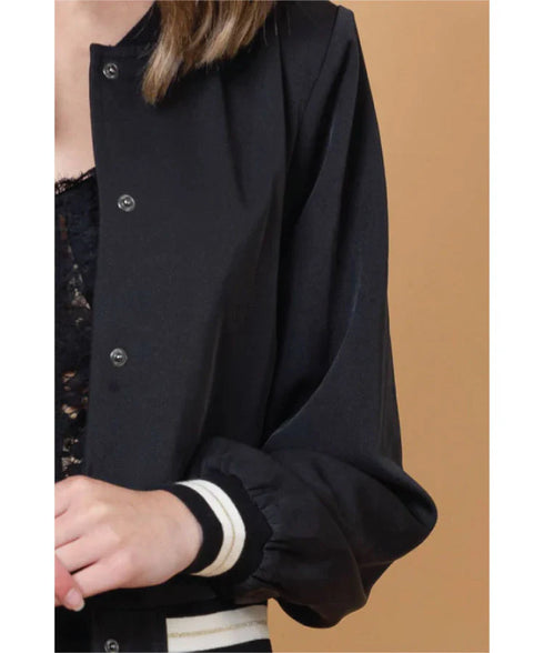 Amaya Bomber Jacket - Black