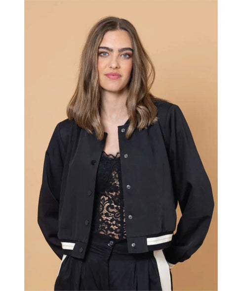 Amaya Bomber Jacket - Black