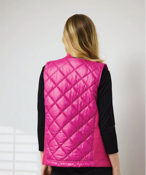 Newport Orchid Quilted Vest