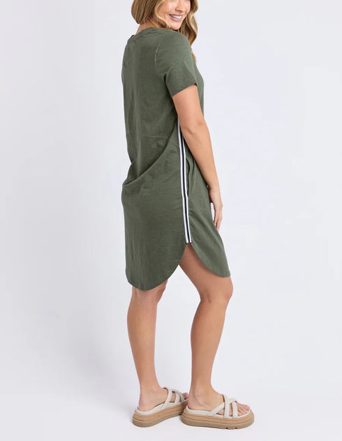 Foxwood Bay Tape Dress - Khaki