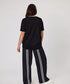 Duo June Pleat Tee - Black