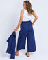 Elm Odette Broderie Pant - Deep Blue