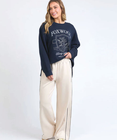 Foxwood Traveller wide leg Pant - Bone