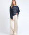 Foxwood Traveller wide leg Pant - Bone