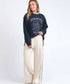 Foxwood Traveller wide leg Pant - Bone