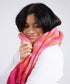 Elm Sunrise Scarf - Pink Check